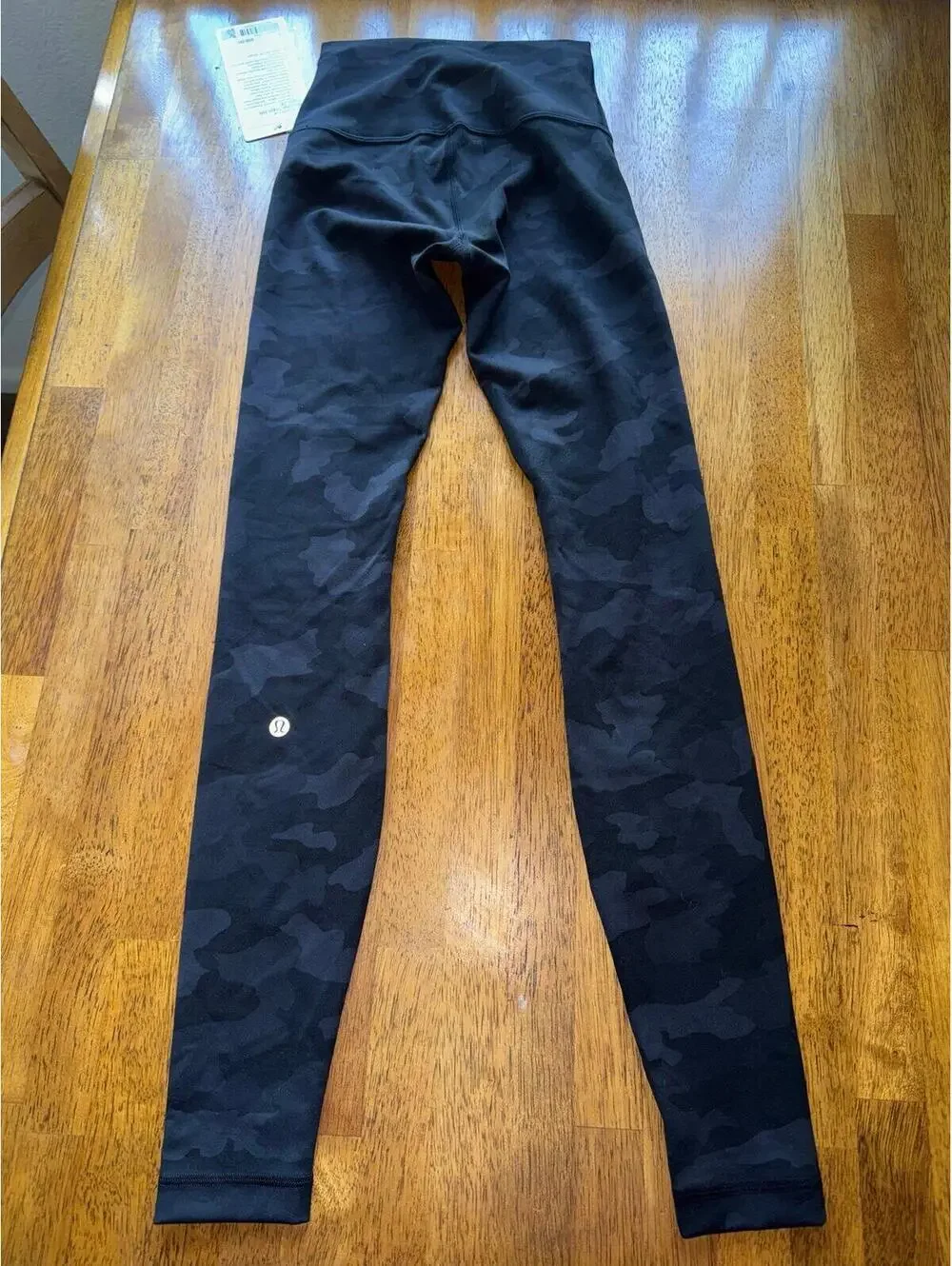 Lululemon Wunder Train High Rise 28” Heritage Camo Black Size 2 NWT